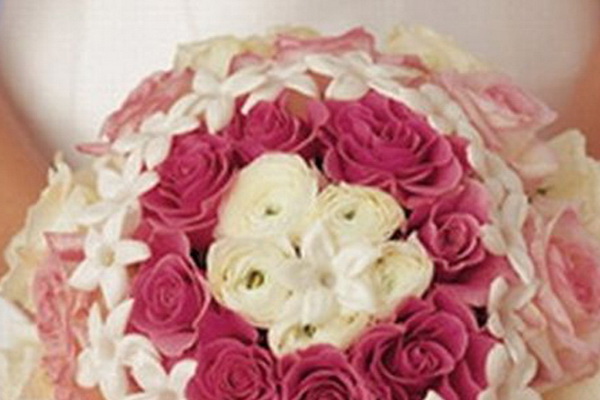 Бидермейер букет цветов на свадьбу